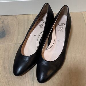 Ara Black High Soft Women's Heels